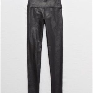 Aerie Crackle shine high waist leggings